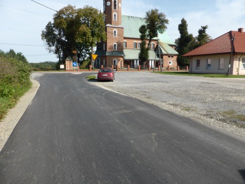 Przebudowa skrzyżowania w msc. Zaborów